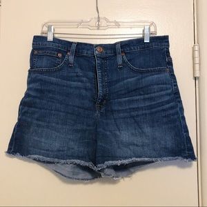 J. Crew High Waisted Denim Shorts